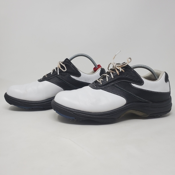 Woman’s FootJoy Contour Series White Black Golf Sh - Picture 2 of 11